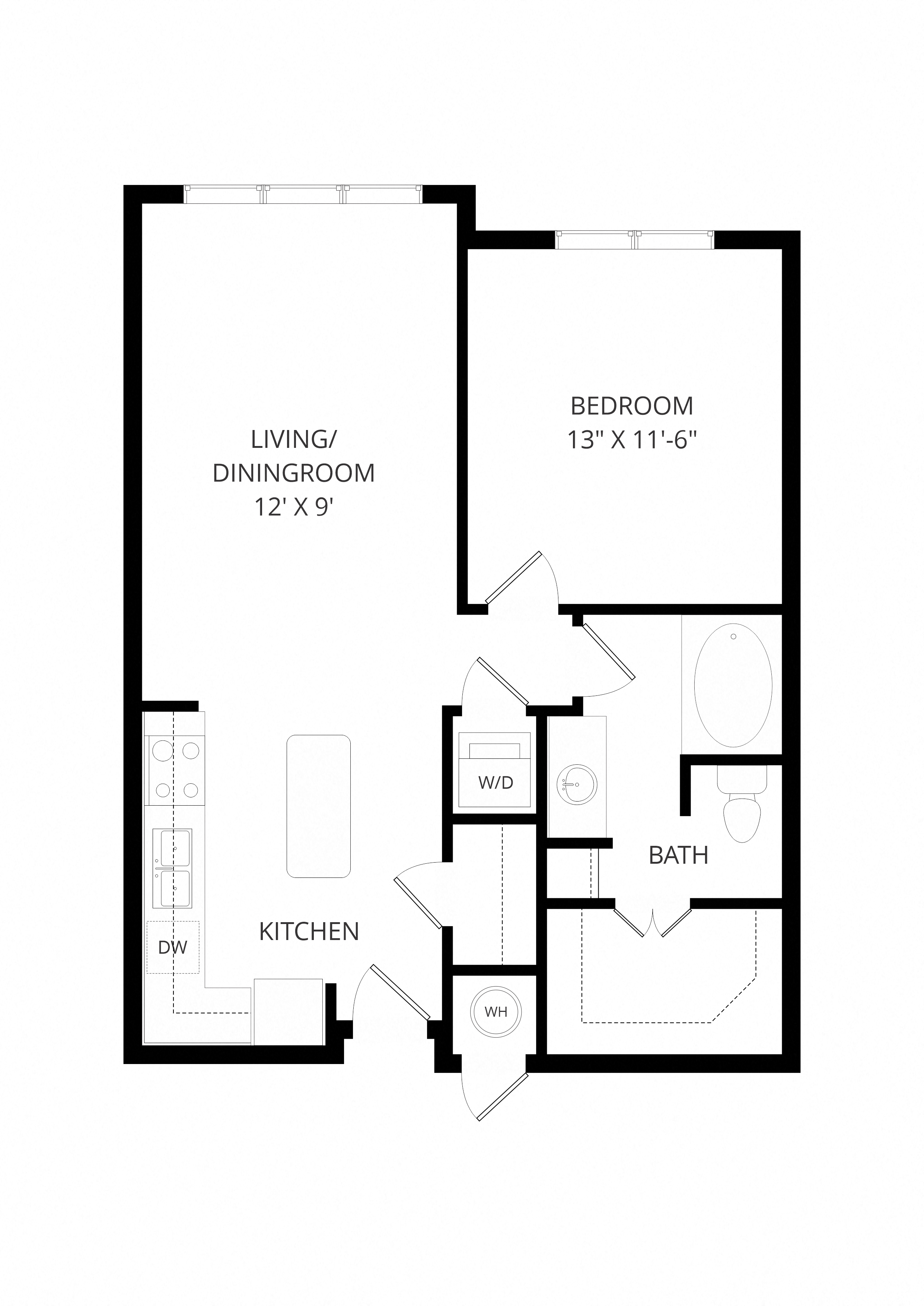 Flats - A1 floor plan